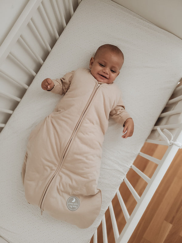 Natulino NATURALS divslāņu bērnu guļammaiss GOTS bēšs