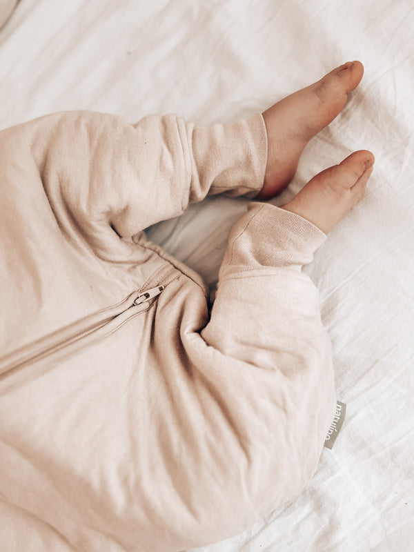 Natulino NATURALS LITTLE WALKERS™ viena slāņa bērnu guļammaiss GOTS bēšs