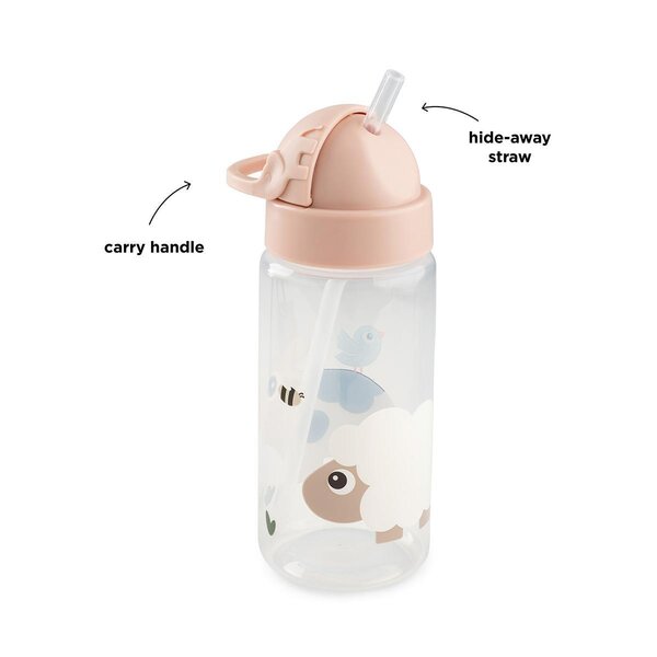 Done by Deer gertuvė su šiaudeliu Tiny Farm 350 ml