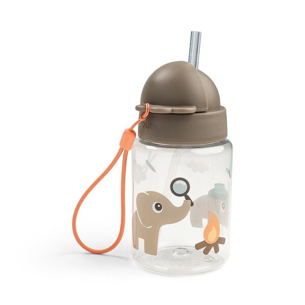 Done by Deer gertuvė su šiaudeliu Tiny Trails Sand, 280 ml