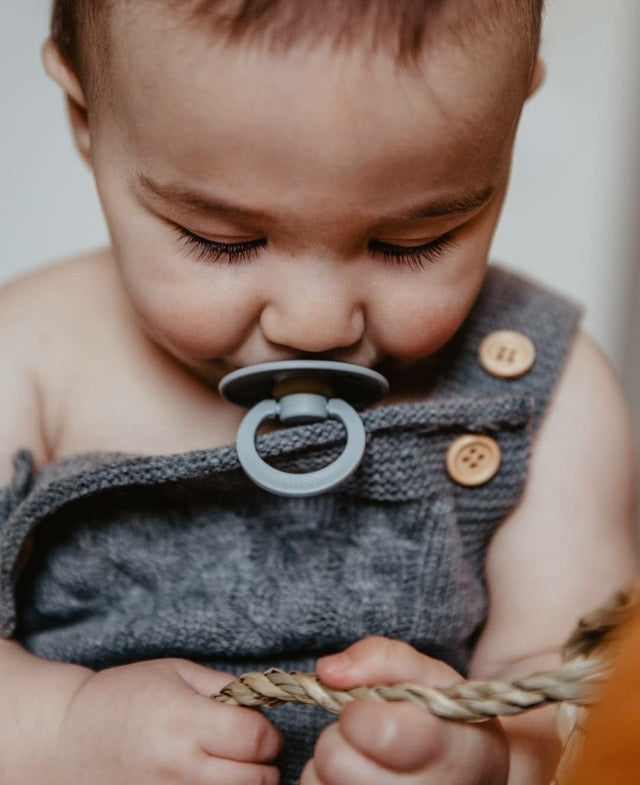 BIBS čiulptukų rinkinys 2 dydis (6 - 18 mėn.) Iron / Baby Blue (4765479370834)