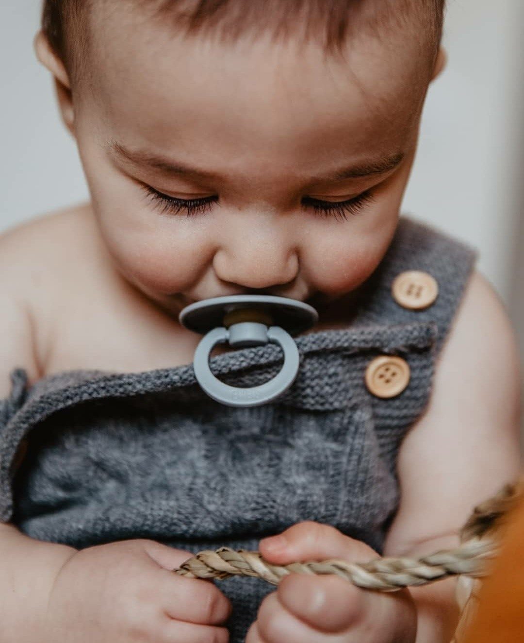 BIBS knupīšu komplekts 1 izmērs (0 - 6 mēneši) Anatomical Baby Blue / Benzīns