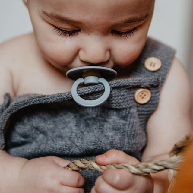 BIBS čiulptukų rinkinys 1 dydis (0 - 6 mėn.) Iron / Baby Blue (4852200669266)