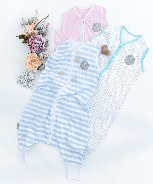 Natulino LITTLE WALKERS divslāņu bērnu guļammaiss Animals Grey & White