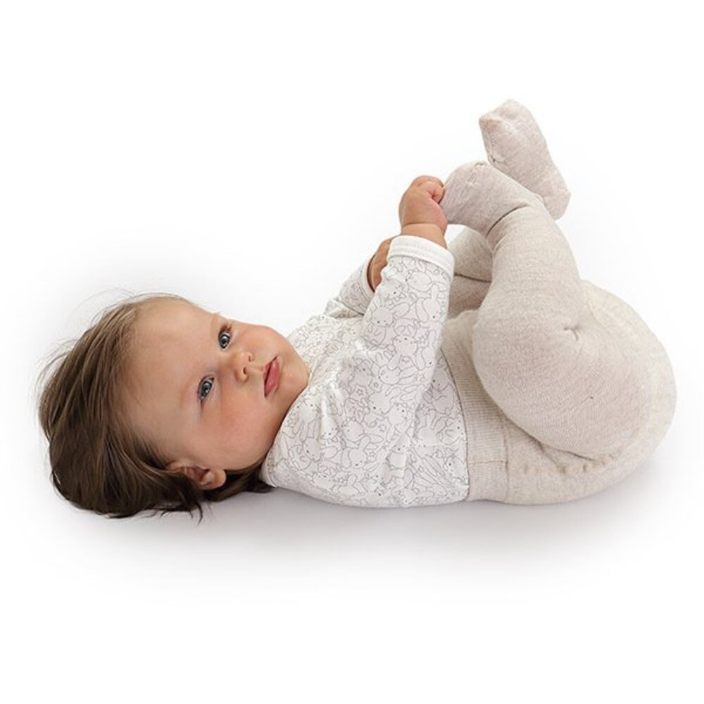 Lorita zeķubikses mazulim no merino vilnas (pelēkas vai kakao)