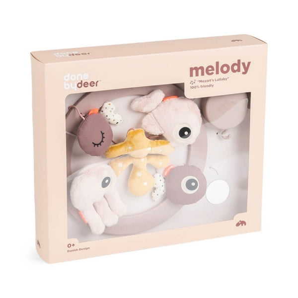 Deer muzikālais karuselis ar spoguli "Jūras draugi" (pulveris)