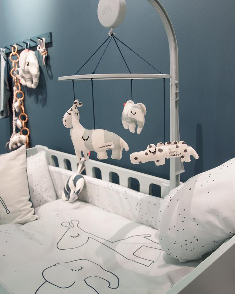 Done by Deer patalynės užvalkalų komplektas "Svajingieji taškučiai" / "Dreamy dots" (mėlyna) (4569689882706)