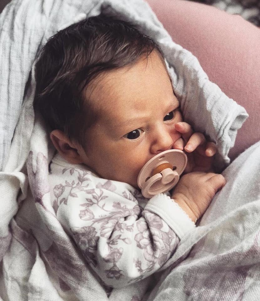 BIBS knupīša komplekts 1. izmērs (0 - 6 mēneši) Anatomical Ivory / Blush