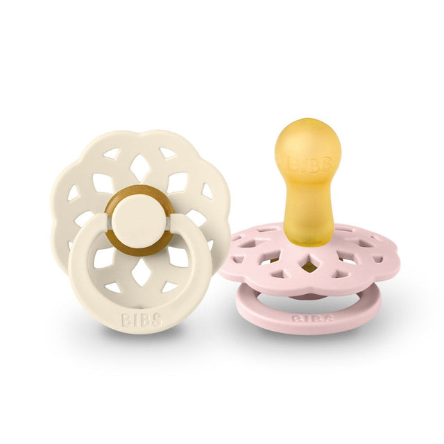 BIBS knupīša komplekts 2. izmērs (6 - 18 mēneši) Boheme Ivory/Blossom