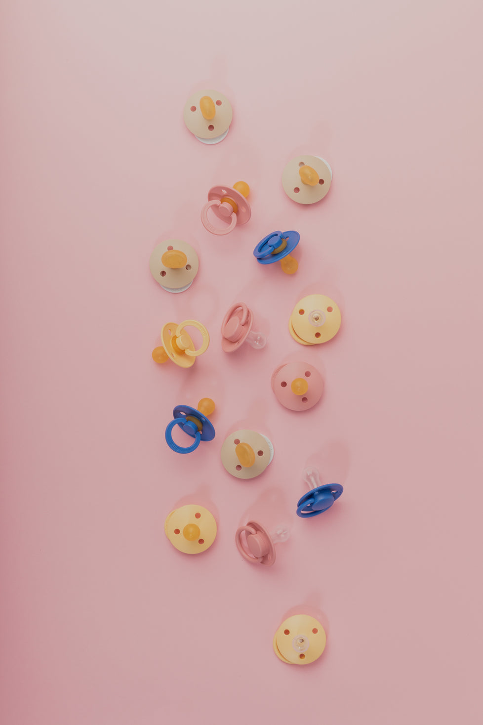 BIBS knupīša komplekts 1. izmērs (0 - 6 mēneši) Boheme Pale Butter/Dusty Pink