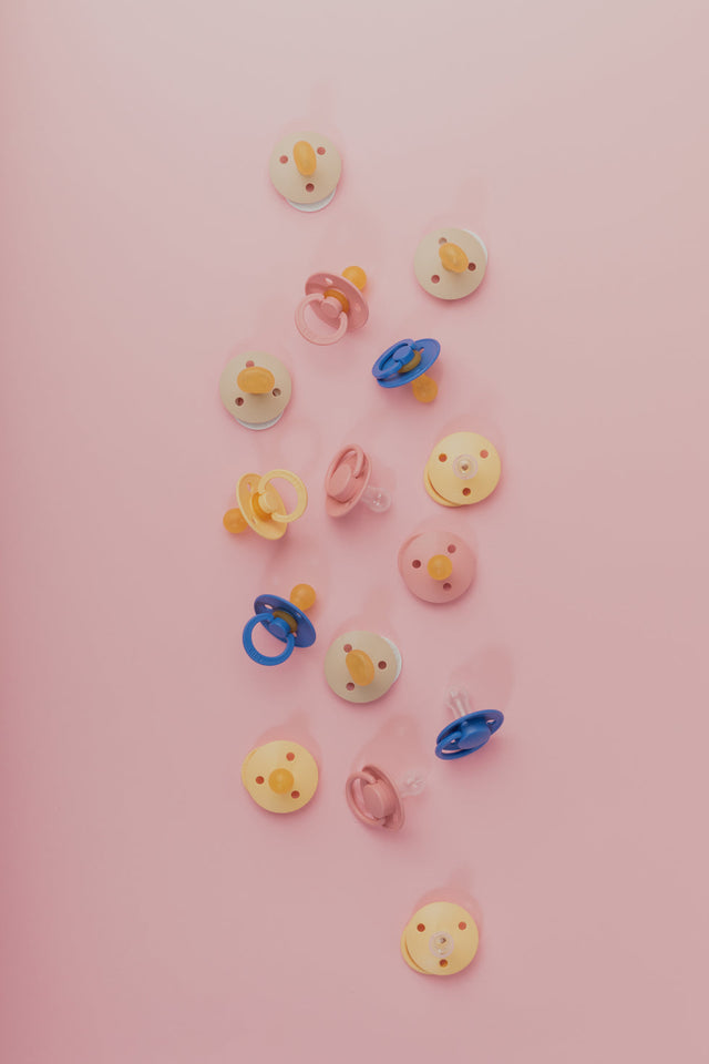 BIBS knupīša komplekts 1. izmērs (0 - 6 mēneši) Boheme Pale Butter/Dusty Pink