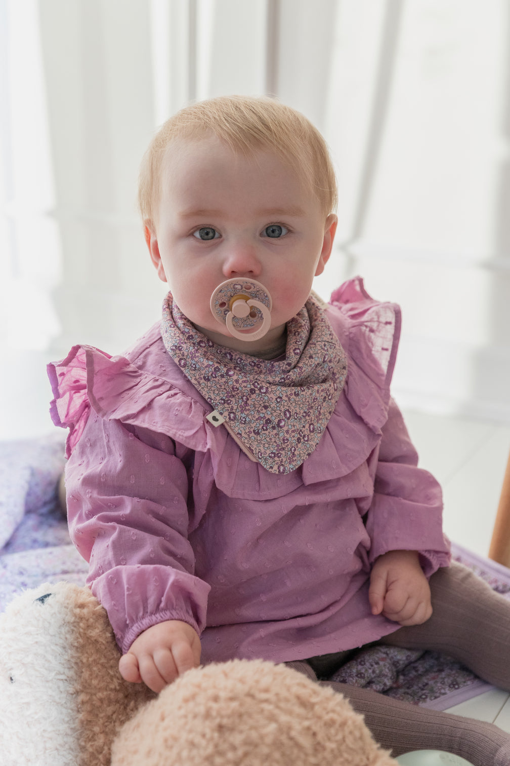 BIBS Liberty Bib Bandana Eloise Blush