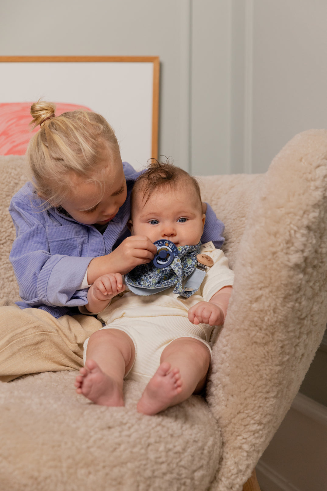 BIBS Liberty Bib Bandana Eloise Blush