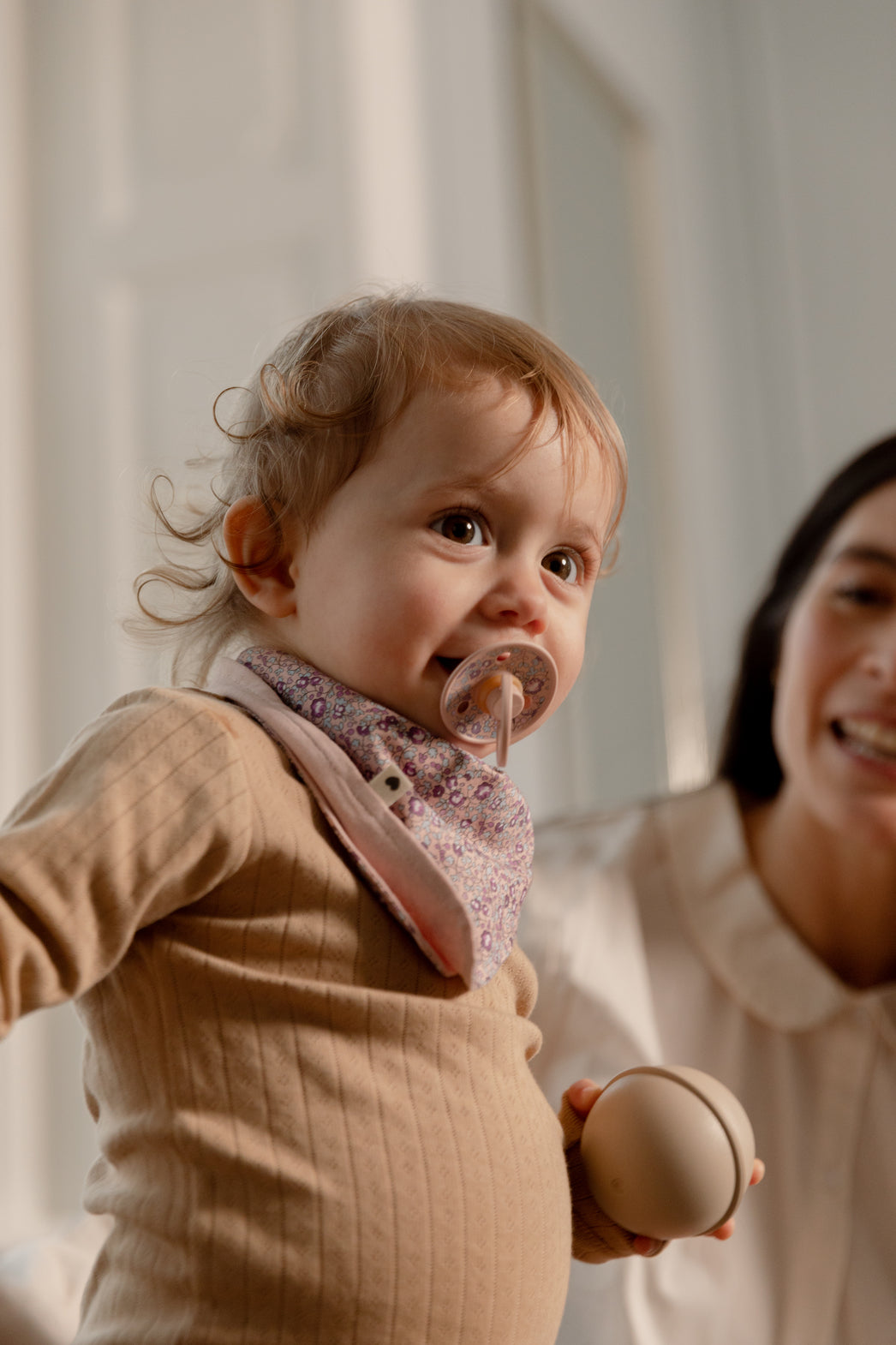 BIBS Liberty Bib Bandana Eloise Blush