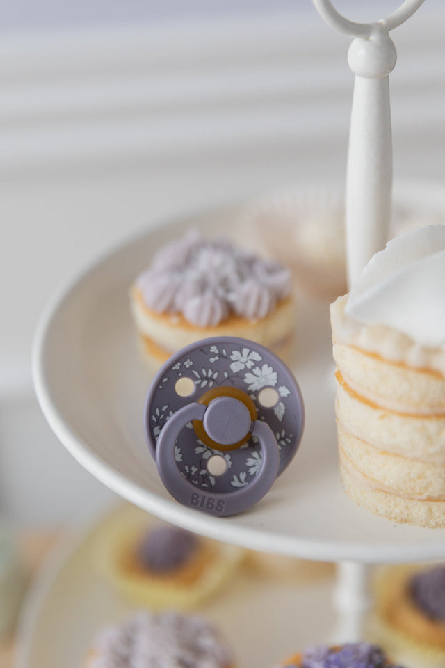 BIBS knupīša komplekts 1. izmērs (0 - 6 mēneši) Liberty Chamomile Lawn Baby Blue Mix