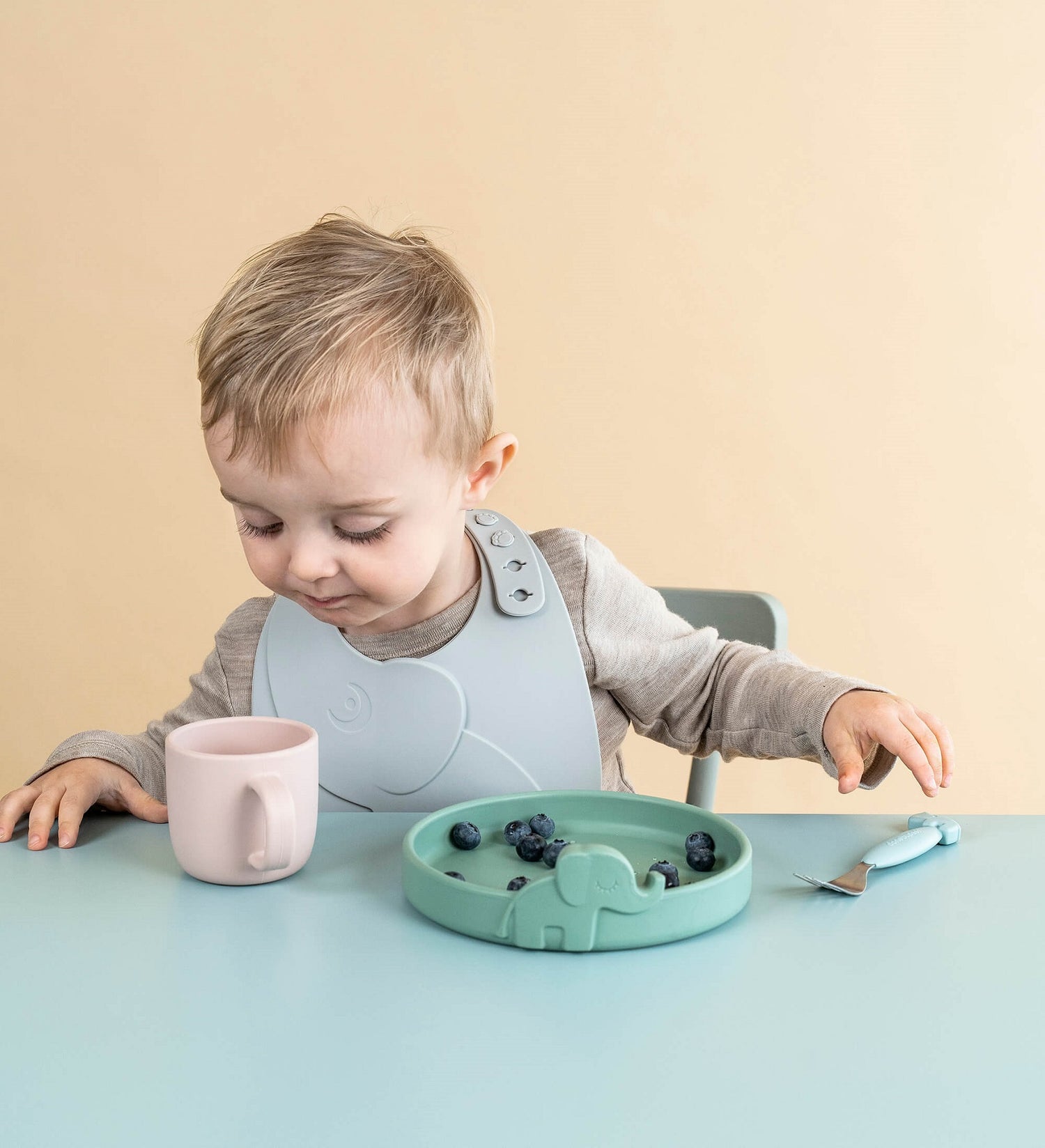 Izgatavojis Deer Peekaboo Plate Elphee (vairākas krāsas)