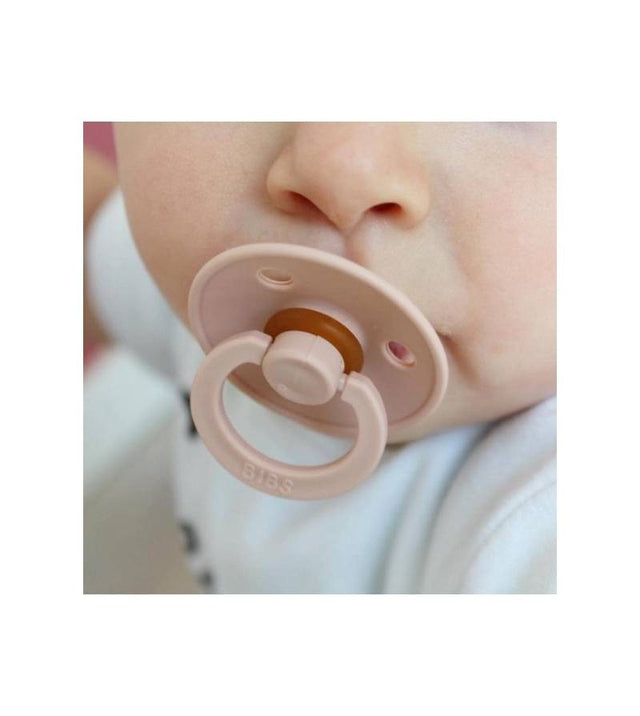BIBS knupīša komplekts 1. izmērs (0 - 6 mēneši) Woodchuck / Blush