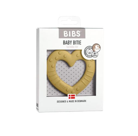 BIBS košļājamā sinepju sirds (Bitie Heart Mustard)