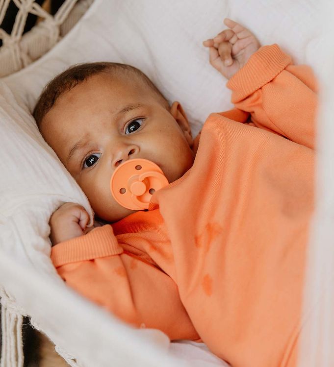 BIBS knupīša komplekts 1. izmērs (0 - 6 mēneši) Papaya / Violet Sky