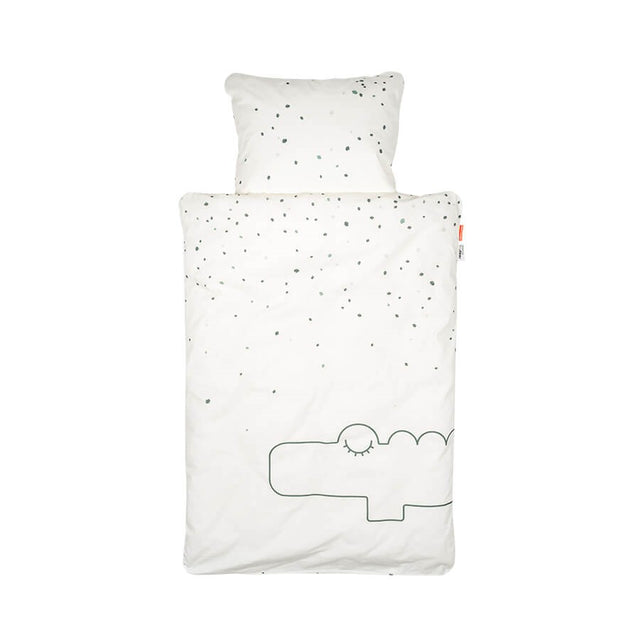 Izgatavoja Brieža gultas veļas komplekts "Krokodilas" / "Green croco"