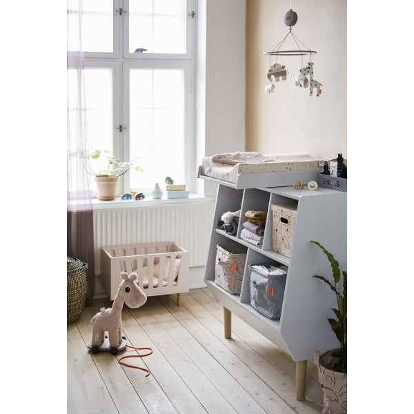 Deer muzikālais karuselis ar spoguli "Sleepy" (pulveris)