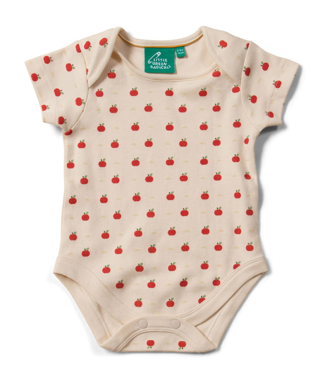 Mazo zaļo radikāļu "Ābols manā acī" organiskās kokvilnas T-krekls