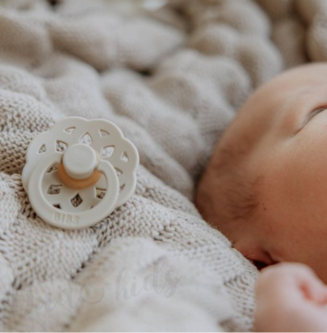 BIBS knupīšu komplekts 1. izmērs (0 - 6 mēneši) Boheme Ivory/Blossom