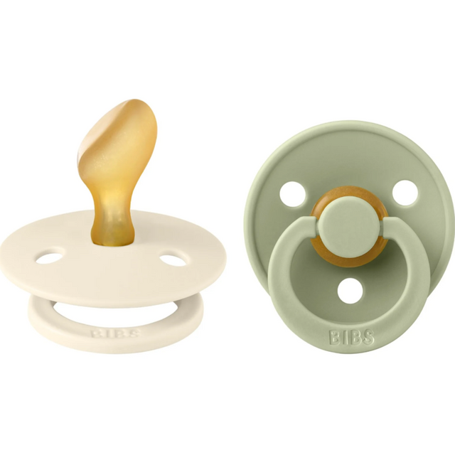 BIBS knupīša komplekts 1. izmērs (0 - 6 mēneši) Anatomical Ivory / Sage