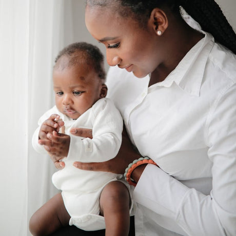 Mushie Chew rokassprādzes komplekts (saules spīdums/kaltēts timiāns/māls)