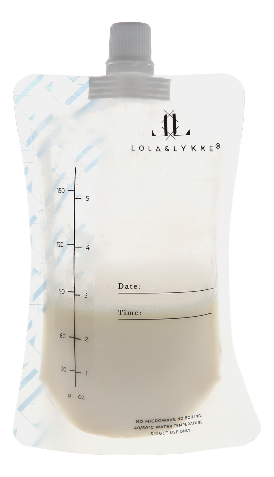 Lola&Lykke piena uzglabāšanas maisiņi (10gb) ar adapteri