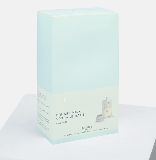 Lola&Lykke piena uzglabāšanas maisiņi (10gb) ar adapteri