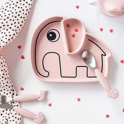 Done by Deer tikrai prilimpanti lėkštė su skyreliais "Elphee" (pudrinė) (4637560766546)