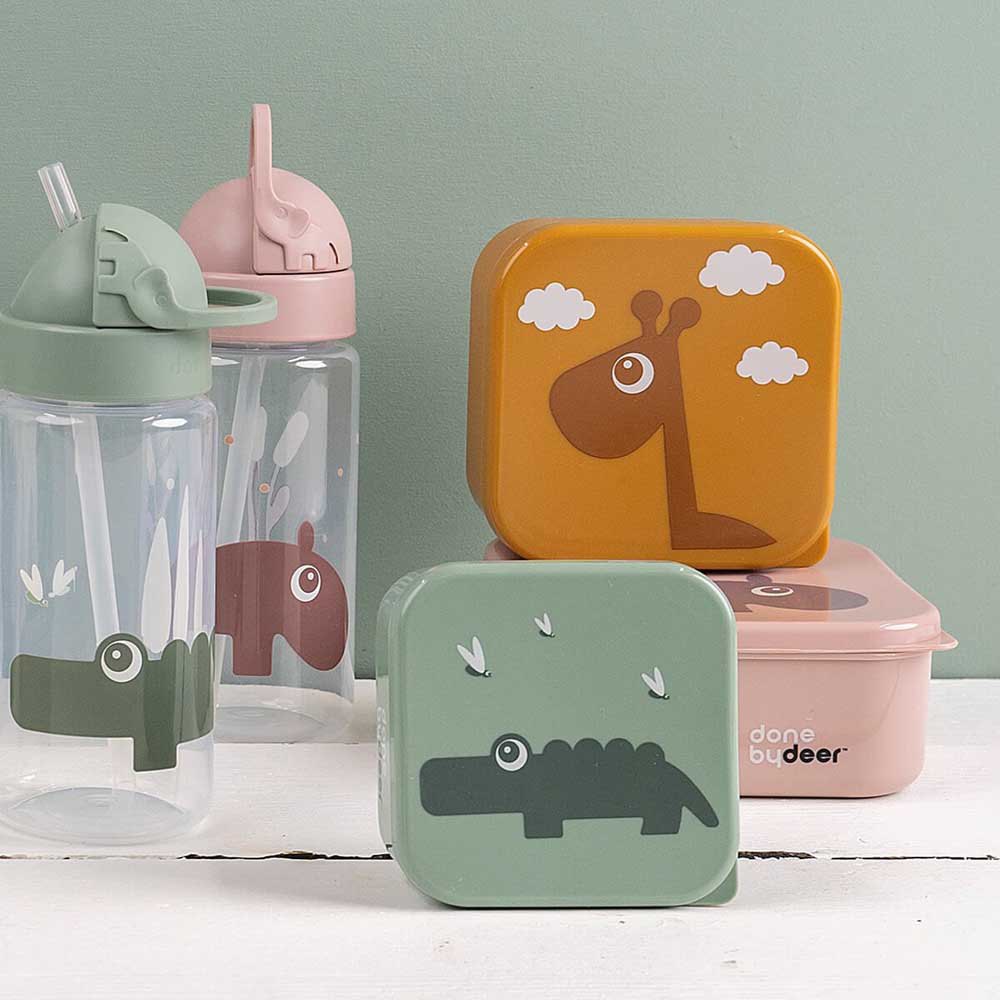 Izgatavojis Deer neizšļakstošais dzērājs ar salmiem Croco Green