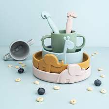 Izgatavojis Deer Peekaboo Plate Elphee (vairākas krāsas)