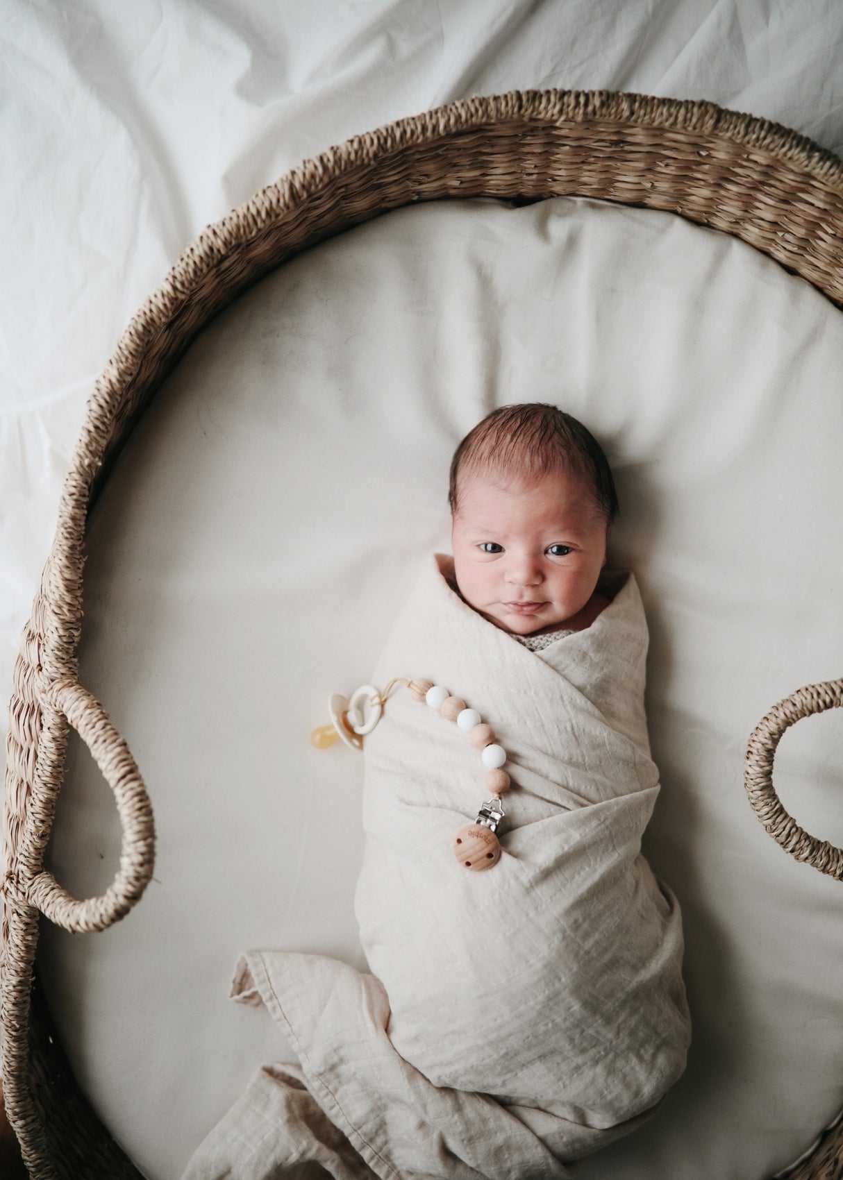 Mushie organiskās kokvilnas muslīna autiņbiksīšu dabiskās svītras