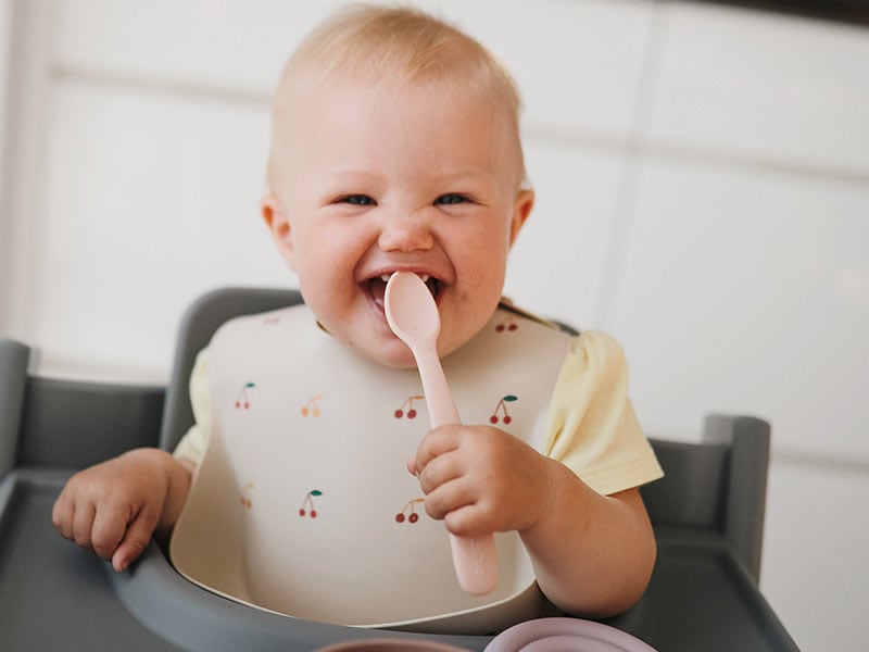 Mushie Kids Ēšanas piederumu komplekts Sinepes