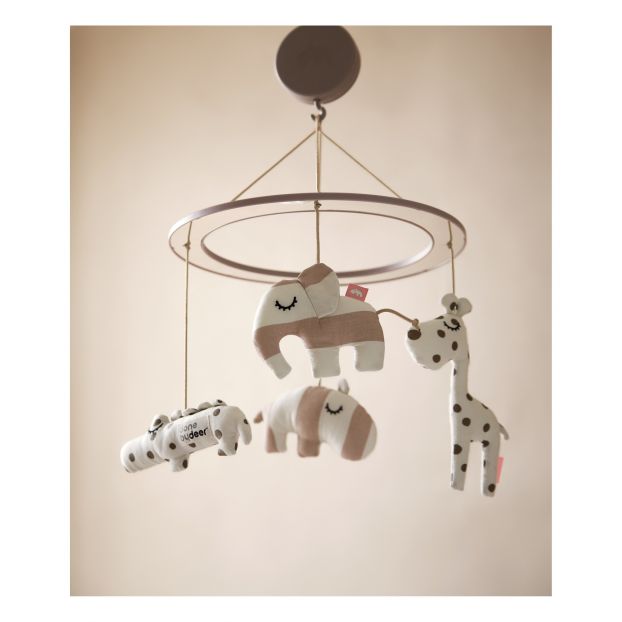 Deer muzikālais karuselis ar spoguli "Sleepy" (pulveris)