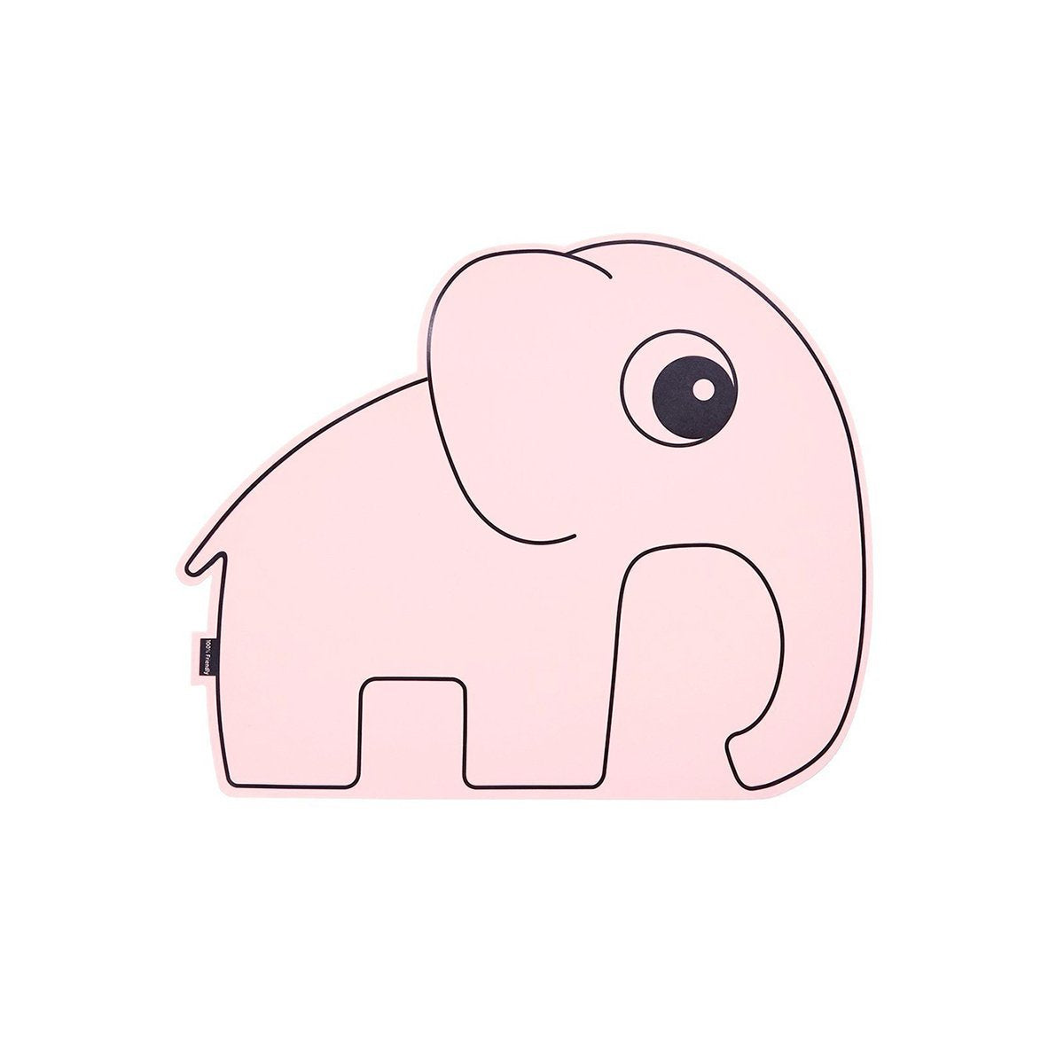 Done by Deer stalo kilimėlis "Drambliukas" (pudrinis) (4397740752978)