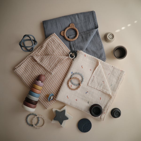 Mushie organiskās kokvilnas muslīna autiņbiksītes no Tradewinds