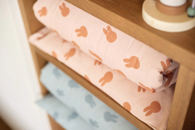 Jollein vaikiškos patalynės komplektas Miffy Shadow Sea Green 100x140 cm