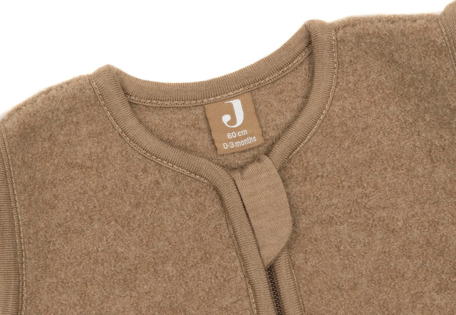 Jollein merino vilnos miegmaišis su nusegamomis rankovėmis Dark Hazel, TOG 2.0–2.5