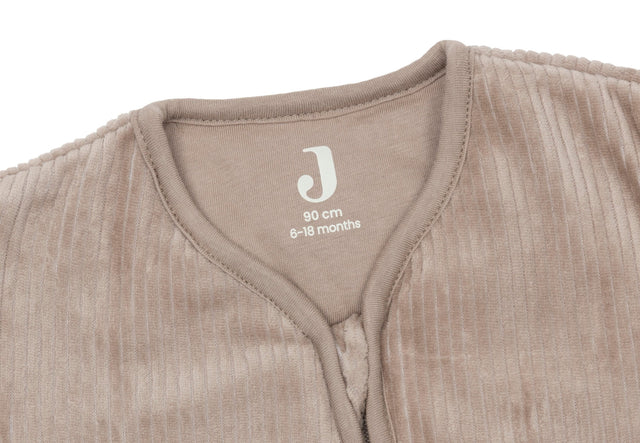 Jollein miegmaišis su nusegamomis rankovėmis 2.5–3.5 TOG Rib Milky Coffee