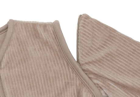 Jollein miegmaišis su nusegamomis rankovėmis 2.5–3.5 TOG Rib Milky Coffee