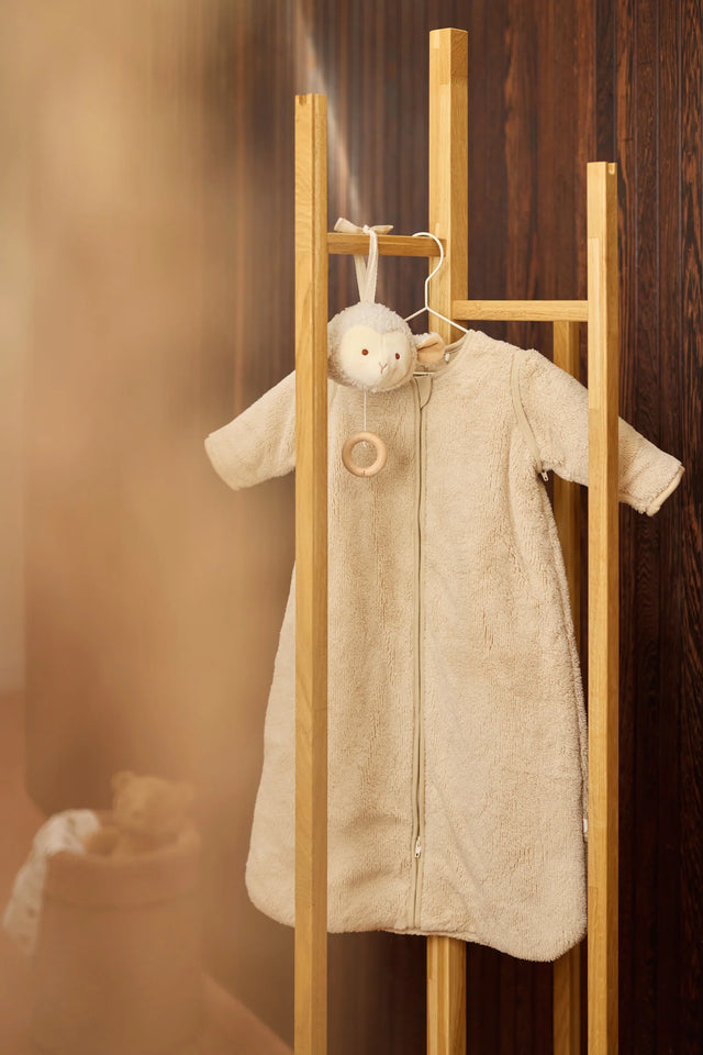 Jollein miegmaišis su nusegamomis rankovėmis 2.5–3.5 TOG Fluffy - Sand