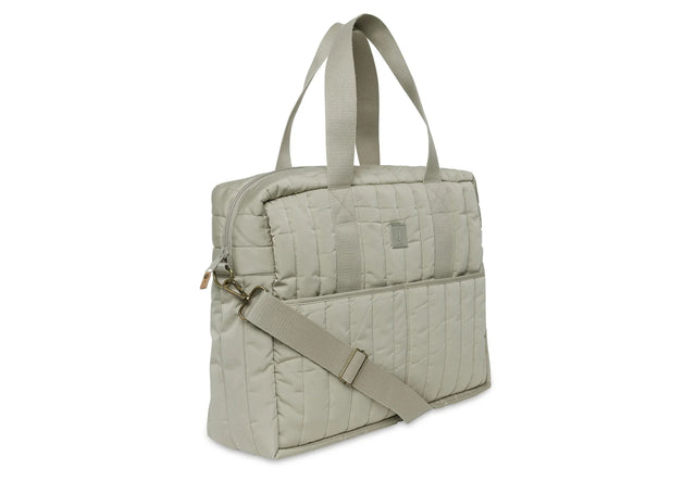 Jollein mamos krepšys / sauskelnių krepšys vežimėliui Puffed Moos Olive Green