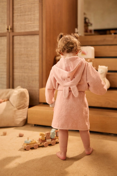Jollein vaikiškas chalatas Miffy Silk Rose, 1–2 m.