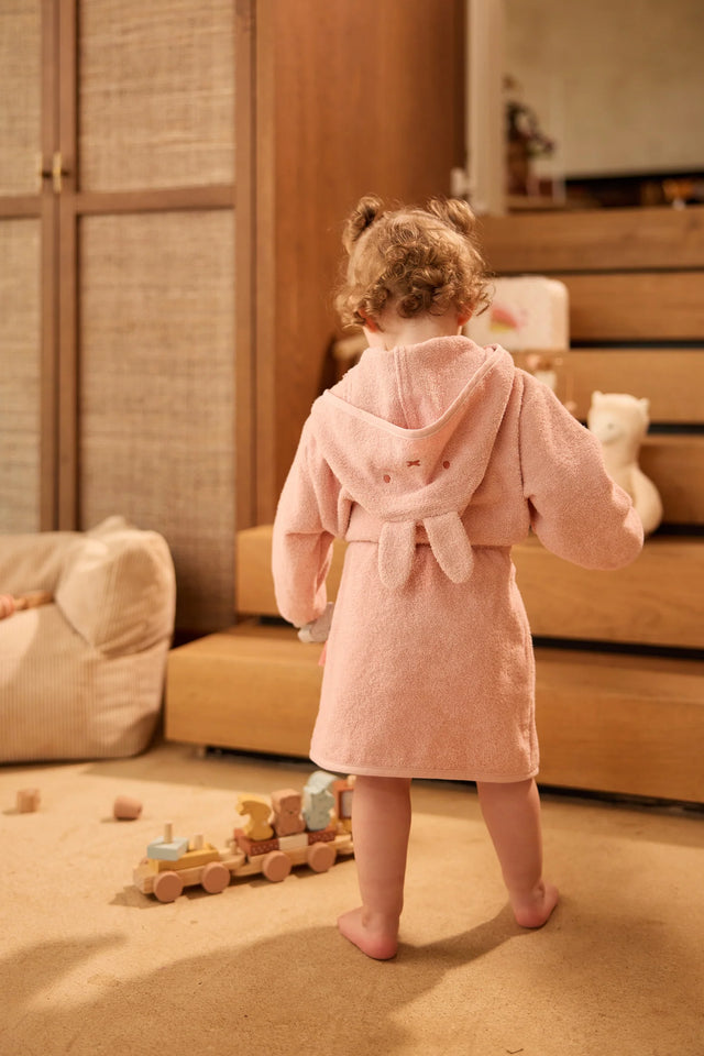 Jollein vaikiškas chalatas Miffy Silk Rose, 1–2 m.