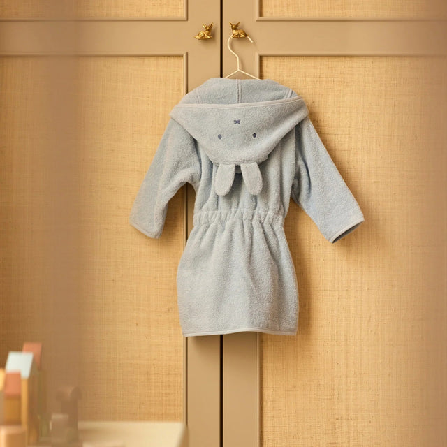 Jollein vaikiškas chalatas Miffy Cloudy Blue, 1–2 m.