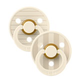 BIBS Studio Collection knupīša komplekts 2. izmērs (6 - 18 mēneši) Pin Ivory Vanilla Mix 