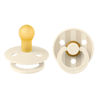 BIBS Studio Collection knupīša komplekts 2. izmērs (6 - 18 mēneši) Pin Ivory Vanilla Mix 